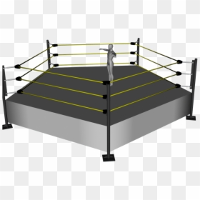 Five Sided Wrestling Ring, HD Png Download - wwe ring png