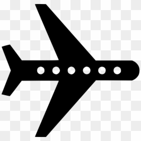 Ios Airplane Mode Icon, HD Png Download - black airplane png