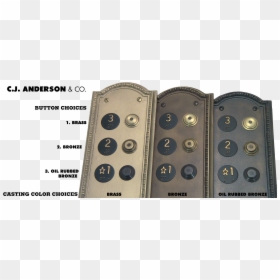 Antique Elevator Button Plate, HD Png Download - elevator doors png