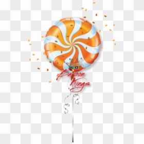 Candyland Peppermint, HD Png Download - orange balloon png