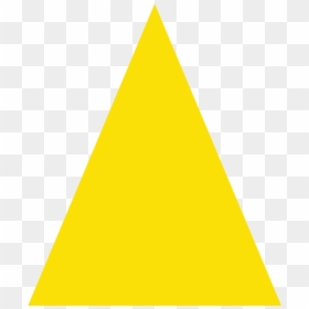 Yellow Triangle, HD Png Download - hipster triangle png