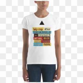 T-shirt, HD Png Download - hipster triangle png