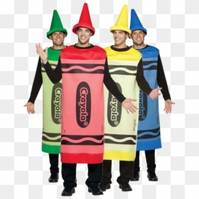 Crayon Group Halloween Costume, HD Png Download - crayola crayon png