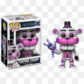 Funtime Freddy Pop Figure, HD Png Download - five nights at freddy's foxy png