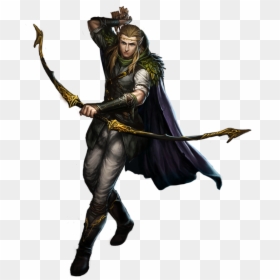 Male Half Elf Ranger, HD Png Download - night elf png