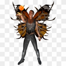 Fantasia De Borboleta Para Homem, HD Png Download - night elf png