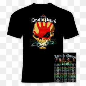 Slayer 2018 Tour Shirt, HD Png Download - five finger death punch logo png