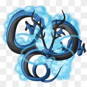 Water Dragon Type Fakemon, HD Png Download - water dragon png