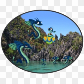 Ocean, HD Png Download - water dragon png