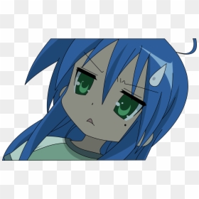 Konata Izumi Confused, HD Png Download - konata png