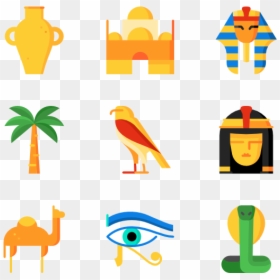 Egyptian Icons, HD Png Download - egyptian hieroglyphics png