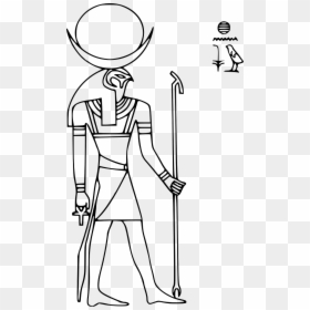 Khonsu Clip Art, HD Png Download - egyptian hieroglyphics png