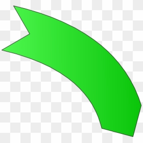 Clip Art, HD Png Download - green curved arrow png