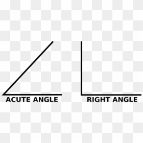 Acute Angle, HD Png Download - right angle png