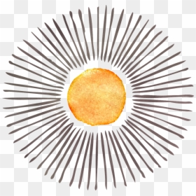 Circle, HD Png Download - watercolor sun png