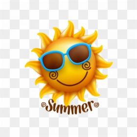 Summer Sun, HD Png Download - watercolor sun png