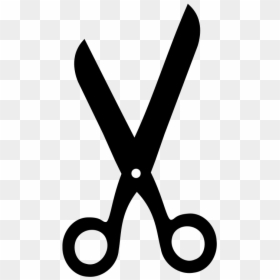 Scissors Silhouette Png, Transparent Png - gold scissors png