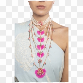 Necklace, HD Png Download - flower chain png
