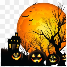 Scary Halloween Tree Background, HD Png Download - spooktacular png