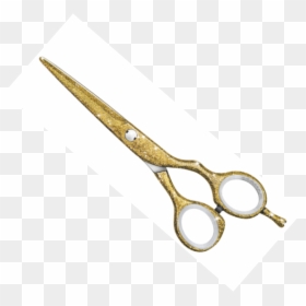 Scissors, HD Png Download - gold scissors png