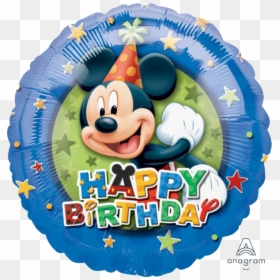 Disney Birthday Balloon, HD Png Download - mickey mouse balloons png