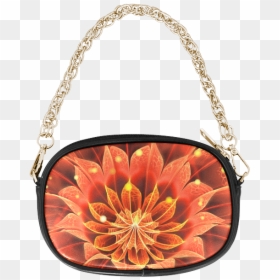 Gold Star Black Purse, HD Png Download - flower chain png