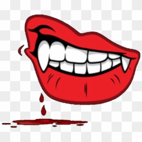 Vampire Stickers, HD Png Download - mouth blood png