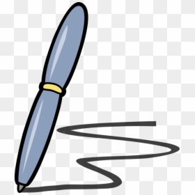 Pen And Pencil Clip Art, HD Png Download - cartoon paper png