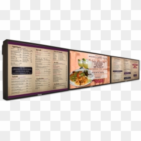 Flyer, HD Png Download - menu board png