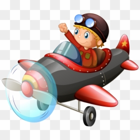 Transparent Cartoon Airplanes Png, Png Download - cartoon paper png