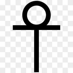 File Symbol Circle - Ankh Hieroglyph Symbol, HD Png Download - egyptian ankh png