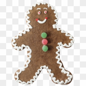 Gingerbread Man, HD Png Download - gingerbread cookie png