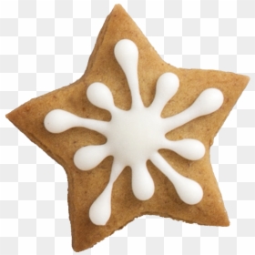 Christmas Cookie Star Png, Transparent Png - gingerbread cookie png