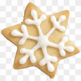 Snowflake Cookie Png, Transparent Png - gingerbread cookie png