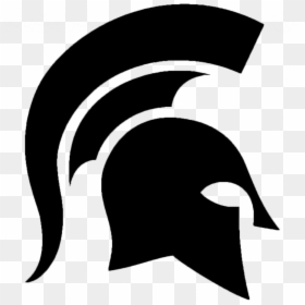 Michigan State Spartans, HD Png Download - warrior helmet png