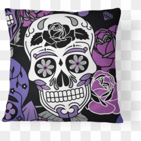 Cushion, HD Png Download - sugar skulls png