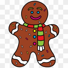 Drawing Of Gingerbread Man, HD Png Download - gingerbread cookie png