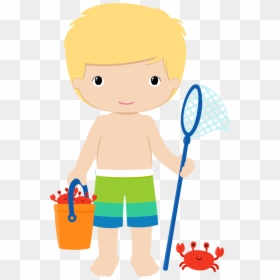Boys Pool Party Png, Transparent Png - beach clip art png