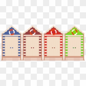 Beach Hut Transparent, HD Png Download - beach clip art png