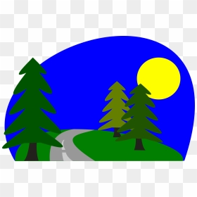 Country Roads Clip Art, HD Png Download - beach clip art png