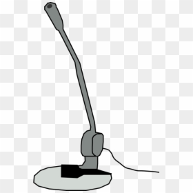 Computer Microphone Clipart, HD Png Download - computer outline png