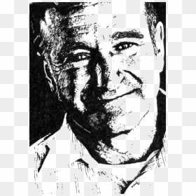 Sketch, HD Png Download - robin williams png