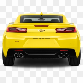Yellow Car Back Png, Transparent Png - 2017 camaro png