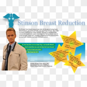 Barney Stinson Breast Reduction Consultation, HD Png Download - barney stinson png