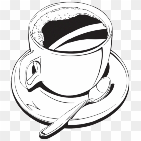 Ly Ca Phe Vector, HD Png Download - teacup drawing png