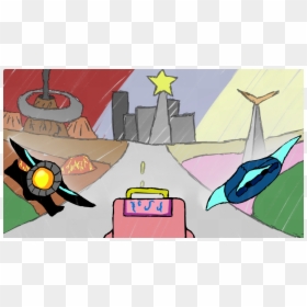 Cartoon, HD Png Download - kirby air ride png