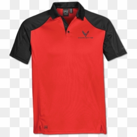 Customized Polo Shirt 2 Color, HD Png Download - red corvette png