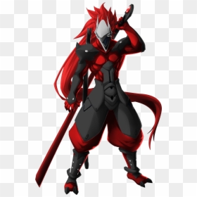 Blazblue Hakumen Render, HD Png Download - jacksepticeye face png