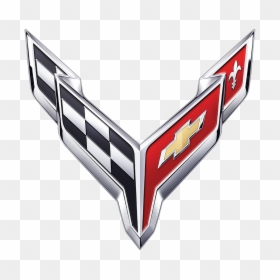 C8 Corvette Logo, HD Png Download - red corvette png