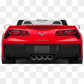2019 Corvette Stingray Rear, HD Png Download - red corvette png